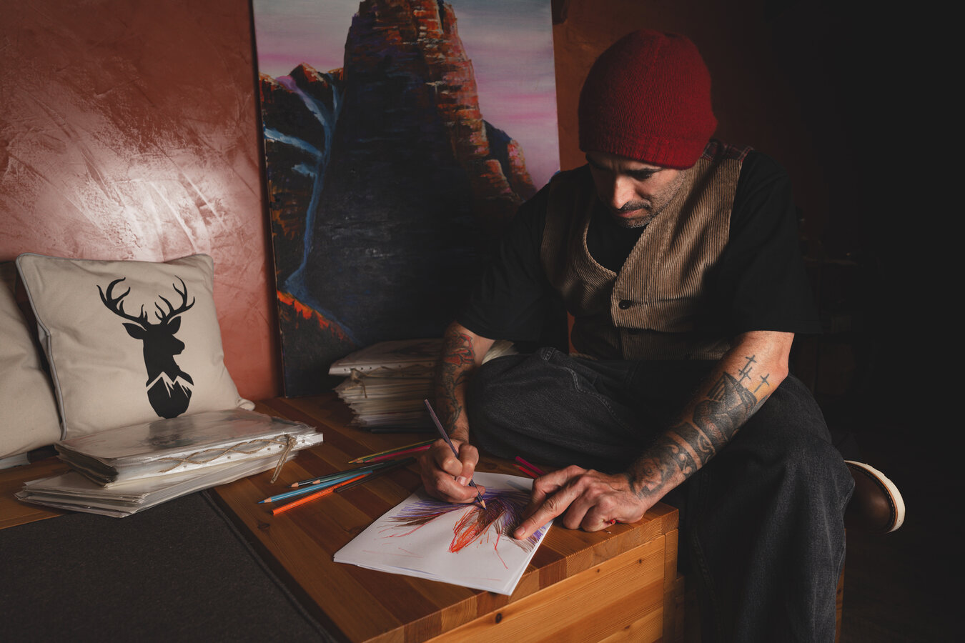 The artisan of skin painting