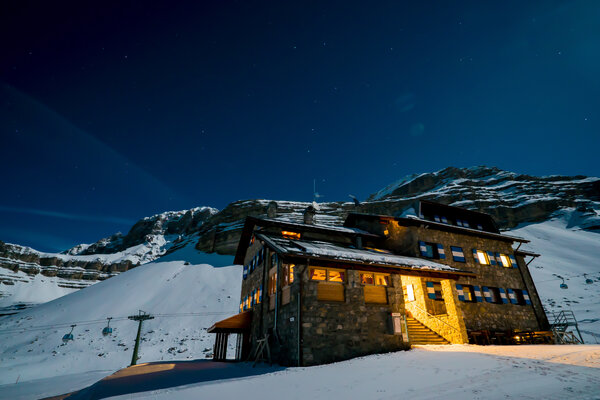 Dinner In A Mountain Hut