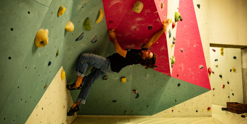Indoor Rock Climbing In Madonna Di Campiglio