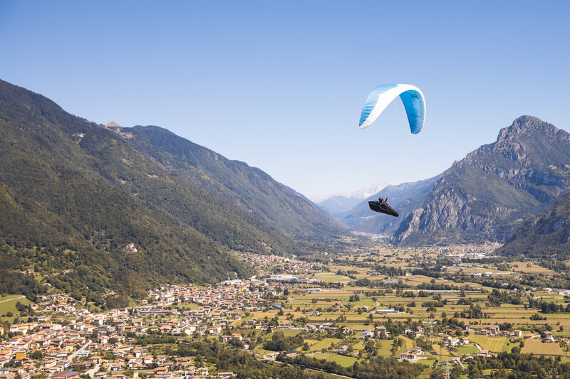 Paragliding On Lake Idro