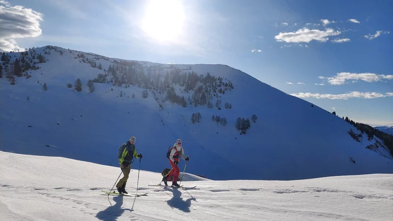 Cima Grotta Rossa Summit On Skis