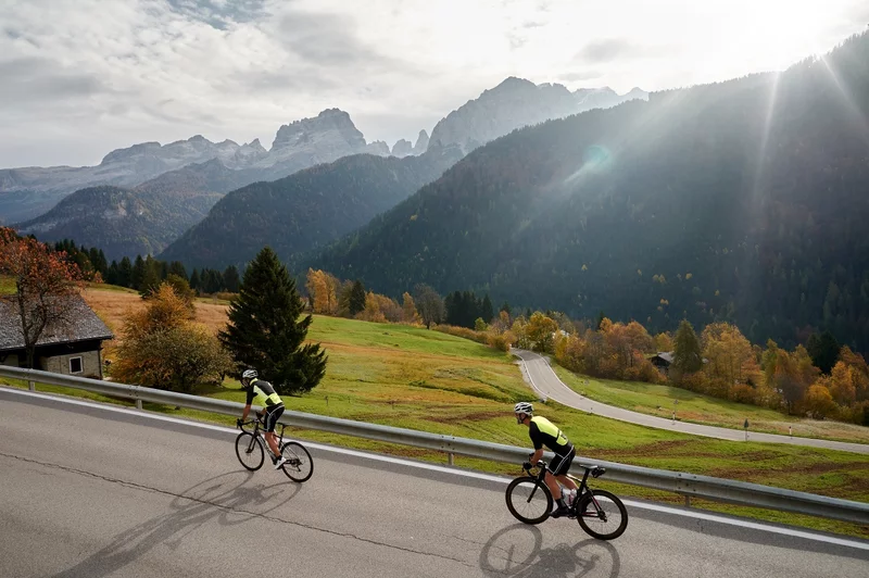 Road bike tour of Campiglio and Comano