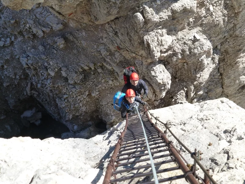 Bocchette Alte via ferrata, Brenta Dolomites