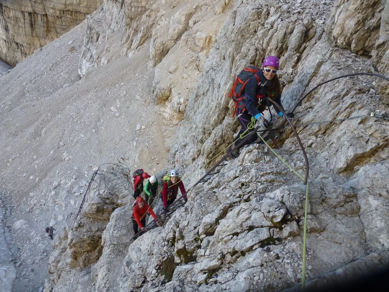 Klettersteig der Bocchette Centrali, Brentadolomiten