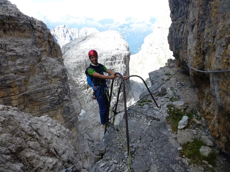 Klettersteig Oliva Detassis, Brentadolomiten