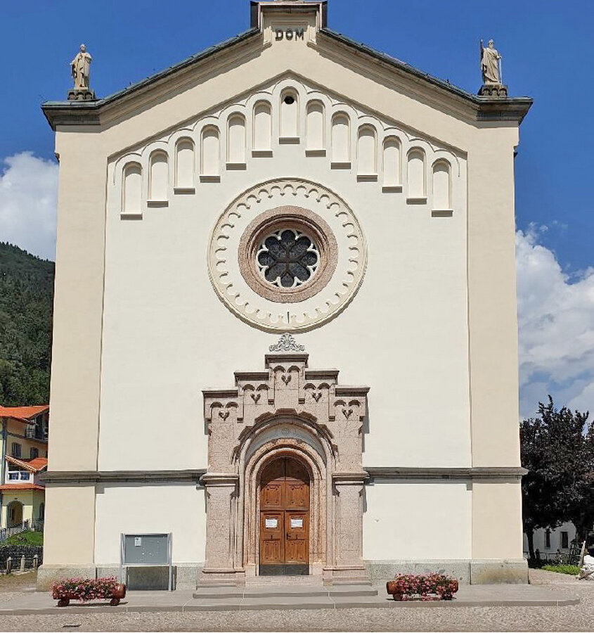 The New Sant'Andrea Church In The Village Of Breguzzo