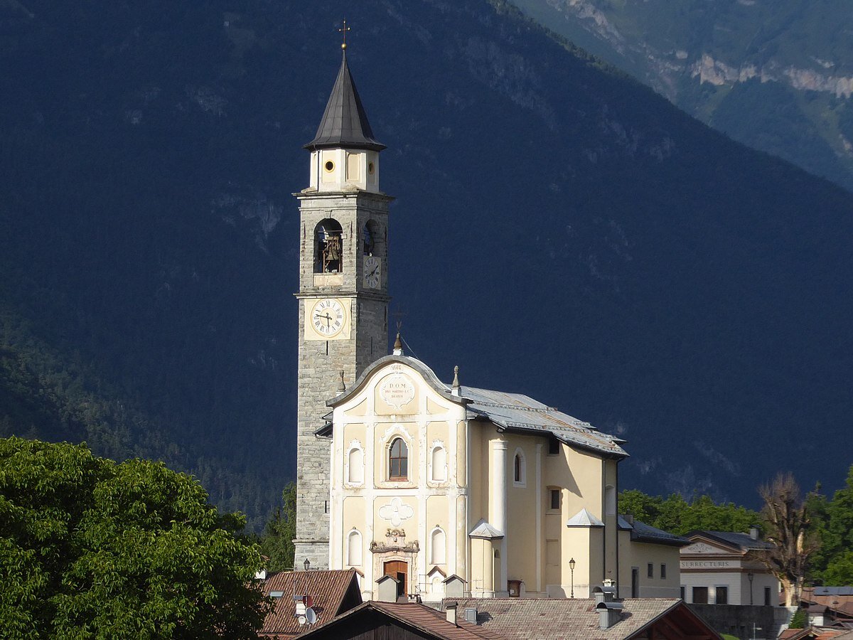 The Church Of San Martino In The Village Of Zuclo