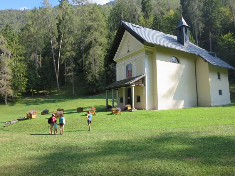 Madonna del Lares Sanctuary in the village of Bolbeno